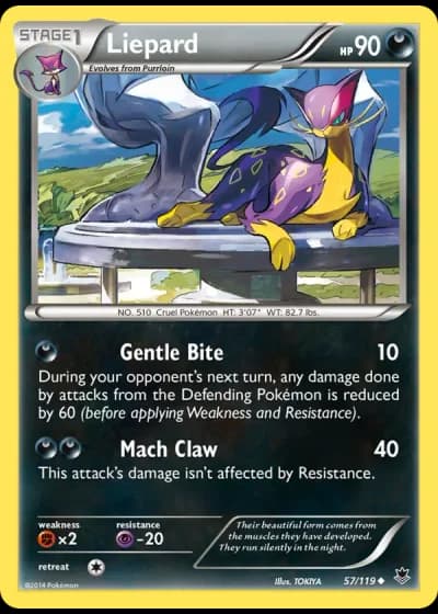 Liepard #57/119 — Phantom Forces