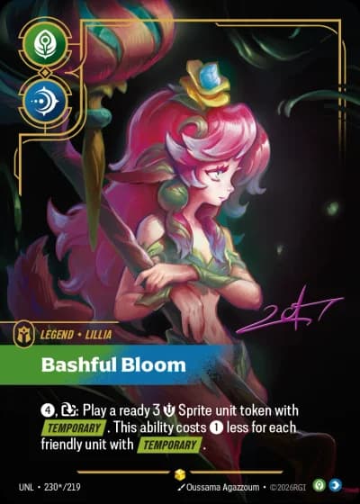 Lillia, Bashful Bloom #230s/308 — Unleashed