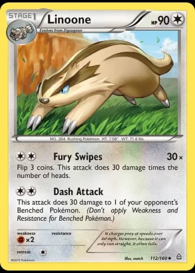 Linoone #112/160 — Primal Clash