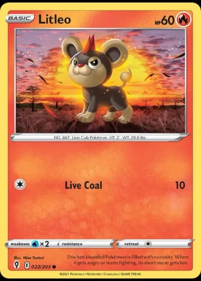 Litleo #22/203 — Evolving Skies