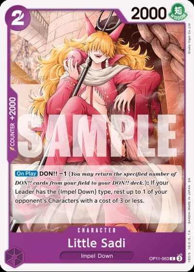 Little Sadi (OP11-063) — A Fist of Divine Speed (OP11)