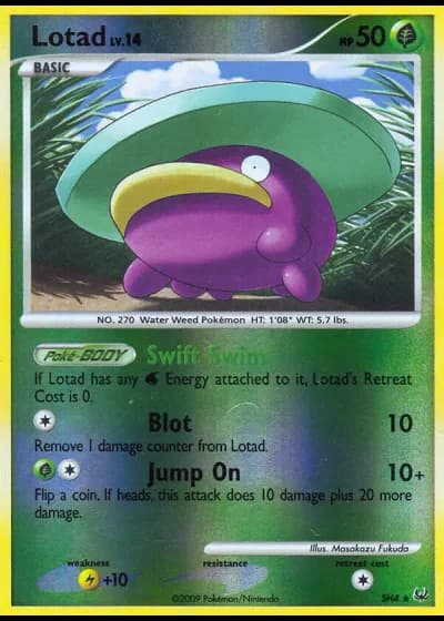 Lotad SH4/127 — Platinum