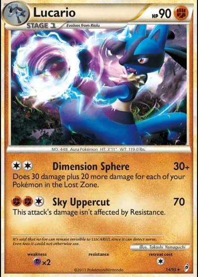 Lucario #14/95 — Call of Legends