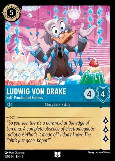 Ludwig Von Drake - Self-Proclaimed Genius #151/204 — Shimmering Skies