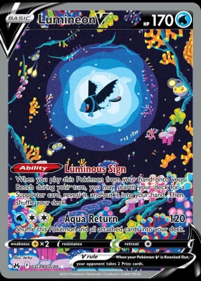 Lumineon V GG39/70 — Galarian Gallery (Crown Zenith)