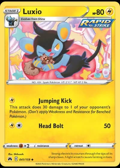 Luxio #041/159 — Crown Zenith