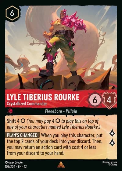 Lyle Tiberius Rourke - Crystallized Commander #103/257 — Wilds Unknown