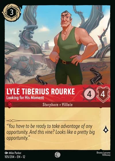 Lyle Tiberius Rourke - Looking for His Moment #105/257 — Wilds Unknown