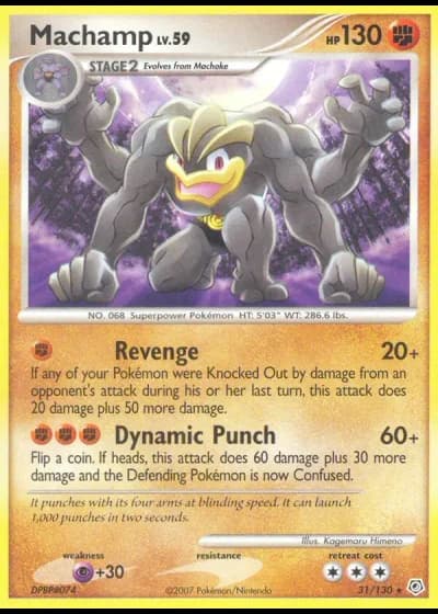 Machamp #31/130 — Diamante & Perla