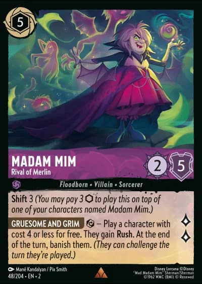 Madam Mim - Rival of Merlin #48/204 — Rise of the Floodborn