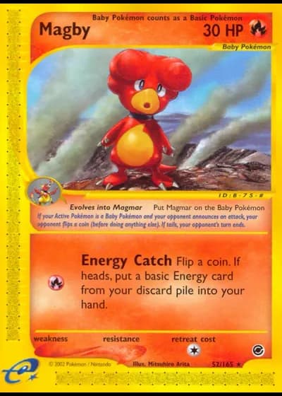 Magby #52/165 — Expedition Base Set