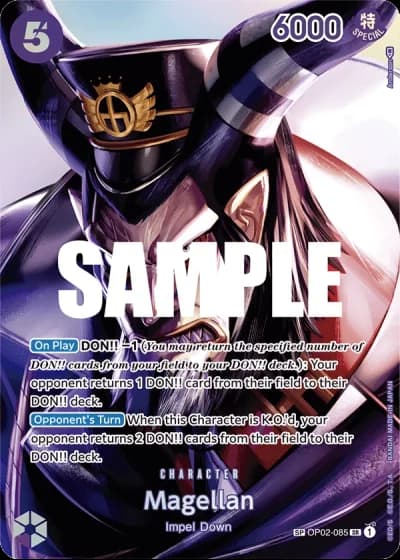 Magellan (OP02-085) (Special Rare) — Kingdoms of Intrigue (OP04)