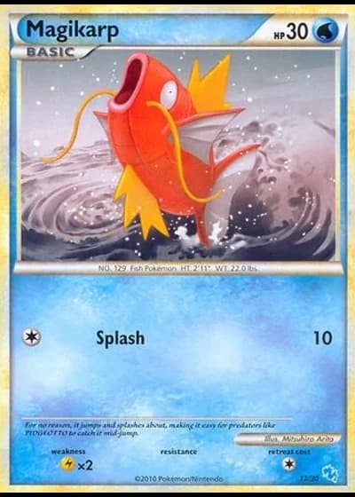 Magikarp #12/30 — HS trainer Kit (Gyarados)