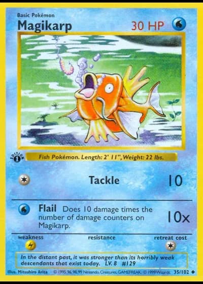 Magikarp #35/102 — Base Set