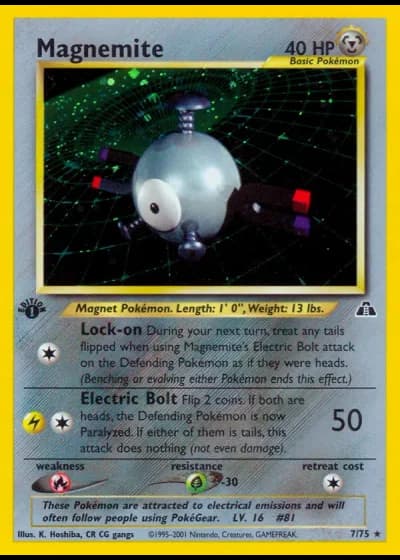 Magnemite #7/75 — Neo Discovery
