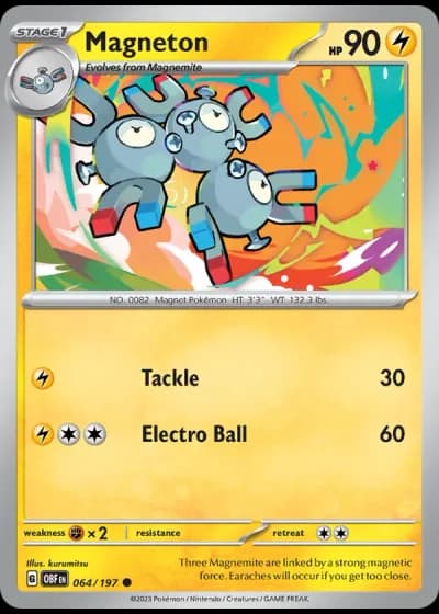 Magneton #064/197 — Obsidian Flames