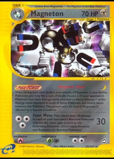 Magneton #22/147 — Aquapolis