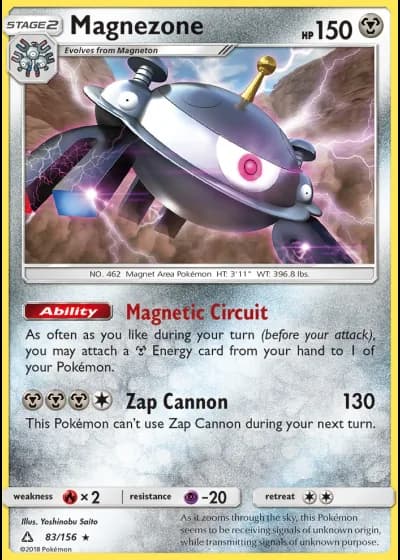 Magnezone (League Challenge 4th Place) #83/156 — Ultra Prism