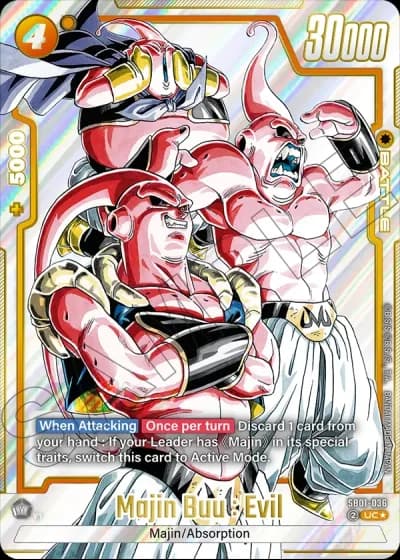 Majin Buu : Evil (Alternative Art) SB01-036 — Manga Booster 01 (SB01)