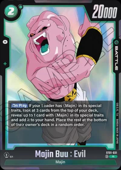 Majin Buu : Evil ST01-031 — Story Booster 01 (ST01)