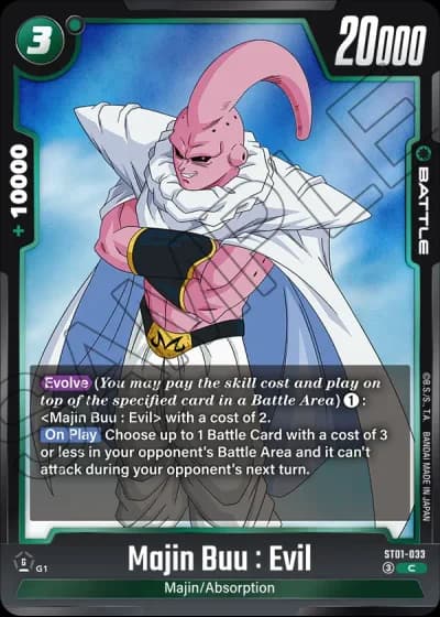 Majin Buu : Evil ST01-033 — Story Booster 01 (ST01)
