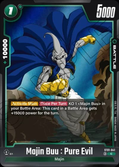 Majin Buu : Pure Evil ST01-041 — Story Booster 01 (ST01)