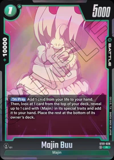 Majin Buu ST01-028 — Story Booster 01 (ST01)