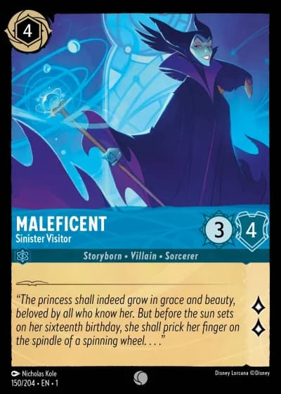 Maleficent - Sinister Visitor #150/204 — The First Chapter