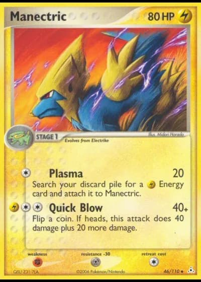 Manectric #46/110 — EX Fantasmi di Holon