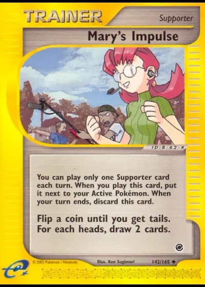 Mary's Impulse #142/165 — Expedition Base Set
