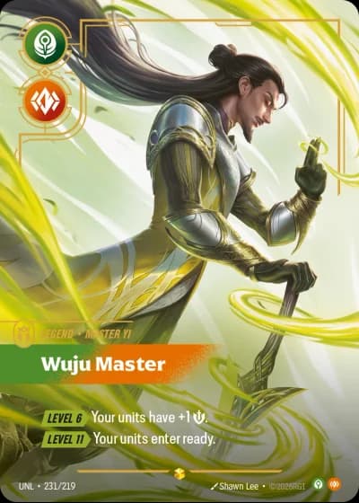 Master Yi, Wuju Master #231/308 — Unleashed