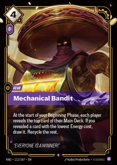 Mechanical Bandit #111/189 — Radiance