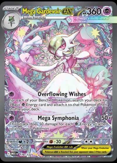 Mega Gardevoir ex #178/132 — Mega Evolution