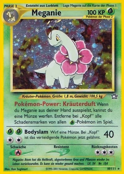 Meganie (1. Edition) #10/111 — Neo Genesis (1. Edition)