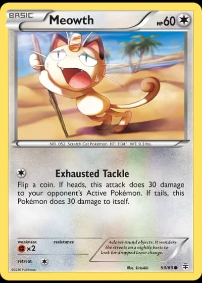 Meowth #53/83 — Generazioni