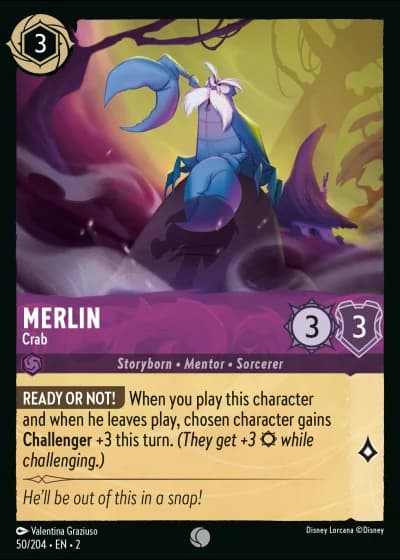 Merlin - Crab #50/204 — Rise of the Floodborn