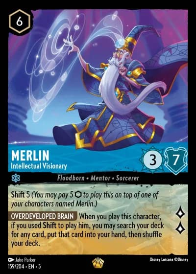 Merlin - Intellectual Visionary #159/204 — Shimmering Skies