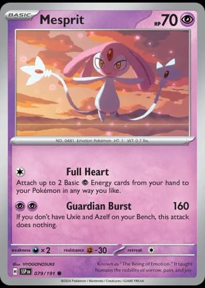 Mesprit #079/191 — Surging Sparks