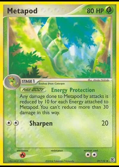 Metapod #39/112 — FireRed & LeafGreen