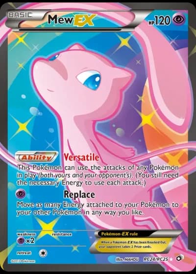 Mew EX RC24 — Radiant Collection (Legendary Treasures)