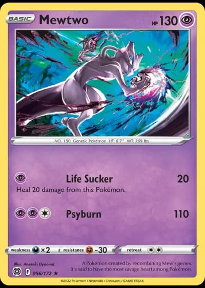 Mewtwo #056/172 — Brilliant Stars