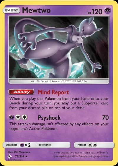 Mewtwo #75/214 — Unbroken Bonds