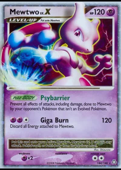 Mewtwo LV.X #144/146 — Legends Awakened