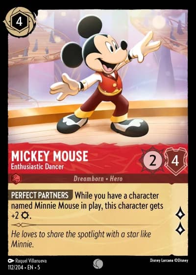Mickey Mouse - Enthusiastic Dancer #112/204 — Shimmering Skies