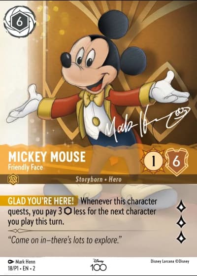 Mickey Mouse - Friendly Face #18/204 — Rise of the Floodborn