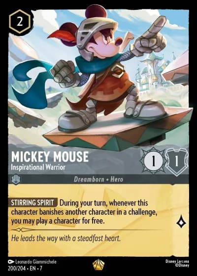 Mickey Mouse - Inspirational Warrior #200/204 — Archazia's Island