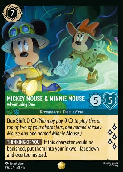 Mickey Mouse & Minnie Mouse - Adventuring Duo #99/261 — Attack of the Vine!