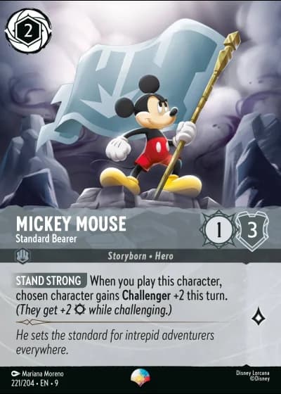 Mickey Mouse - Standard Bearer #221/204 — Fabled