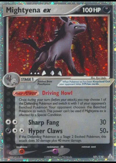 Mightyena ex #101/110 — Holon Phantoms