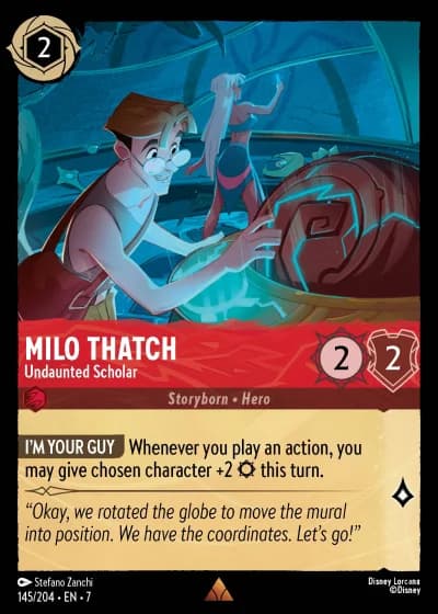 Milo Thatch - Undaunted Scholar #145/204 — Archazia's Island